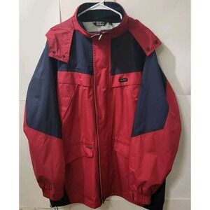 "Peter Storm" Jacket, Waterproof, Red/Navy‎ Women's Size L